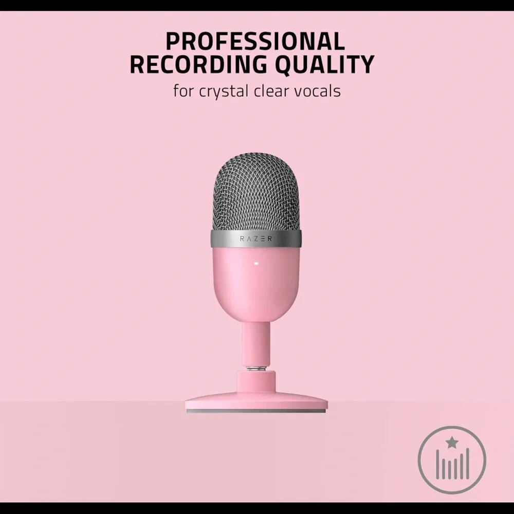 Brand new!! Pink Razer Siren Mini Microphone!! 🌸